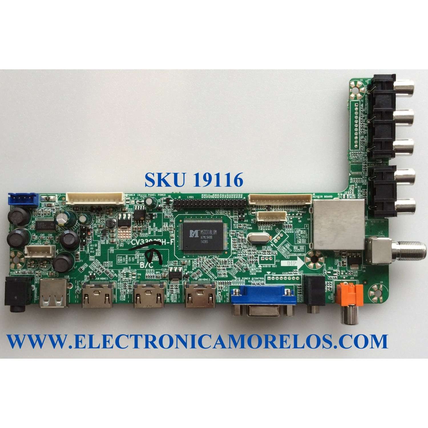 MAIN / QUASAR 4AJ2255 / CV3393BH-F / SMT1410026 / E252098 / PANEL SMT1410026 / MODELO SQ5001